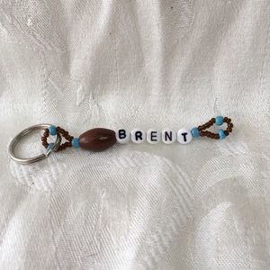 Brent personalized keychain-NEW-hand made